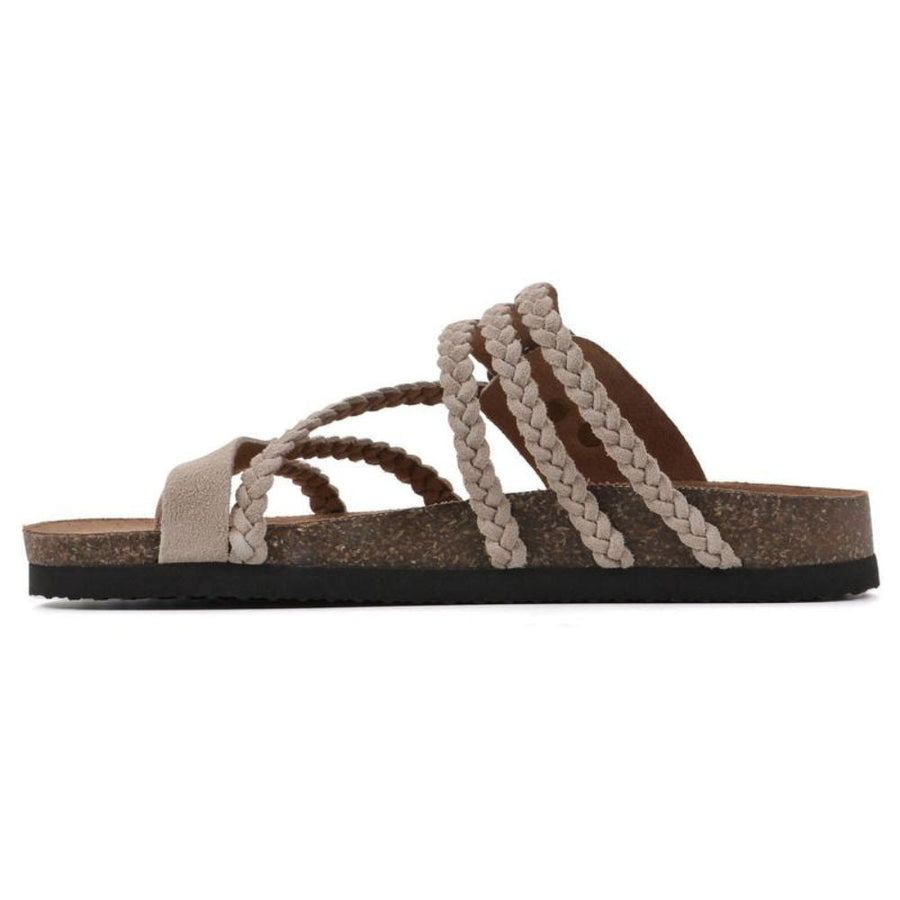 NAYARA™ | Braided Cork Sandals