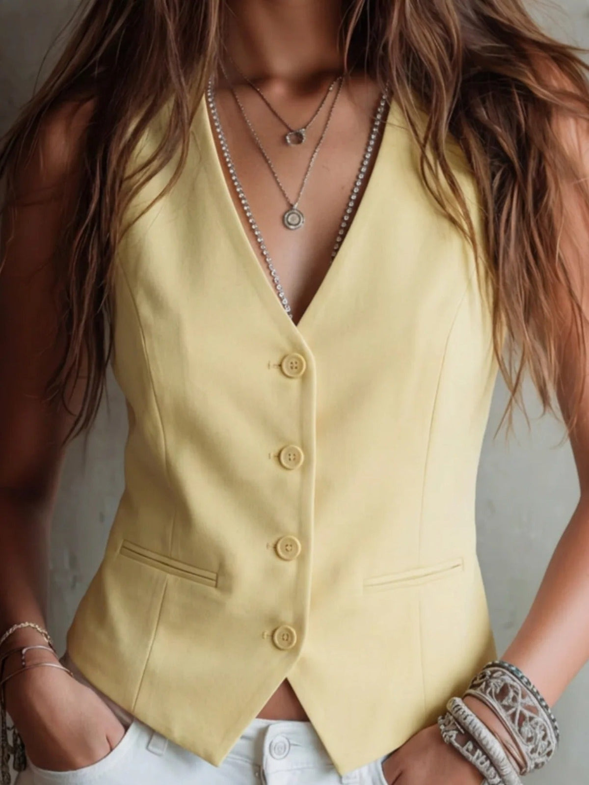 Selma | V-Neck Vest
