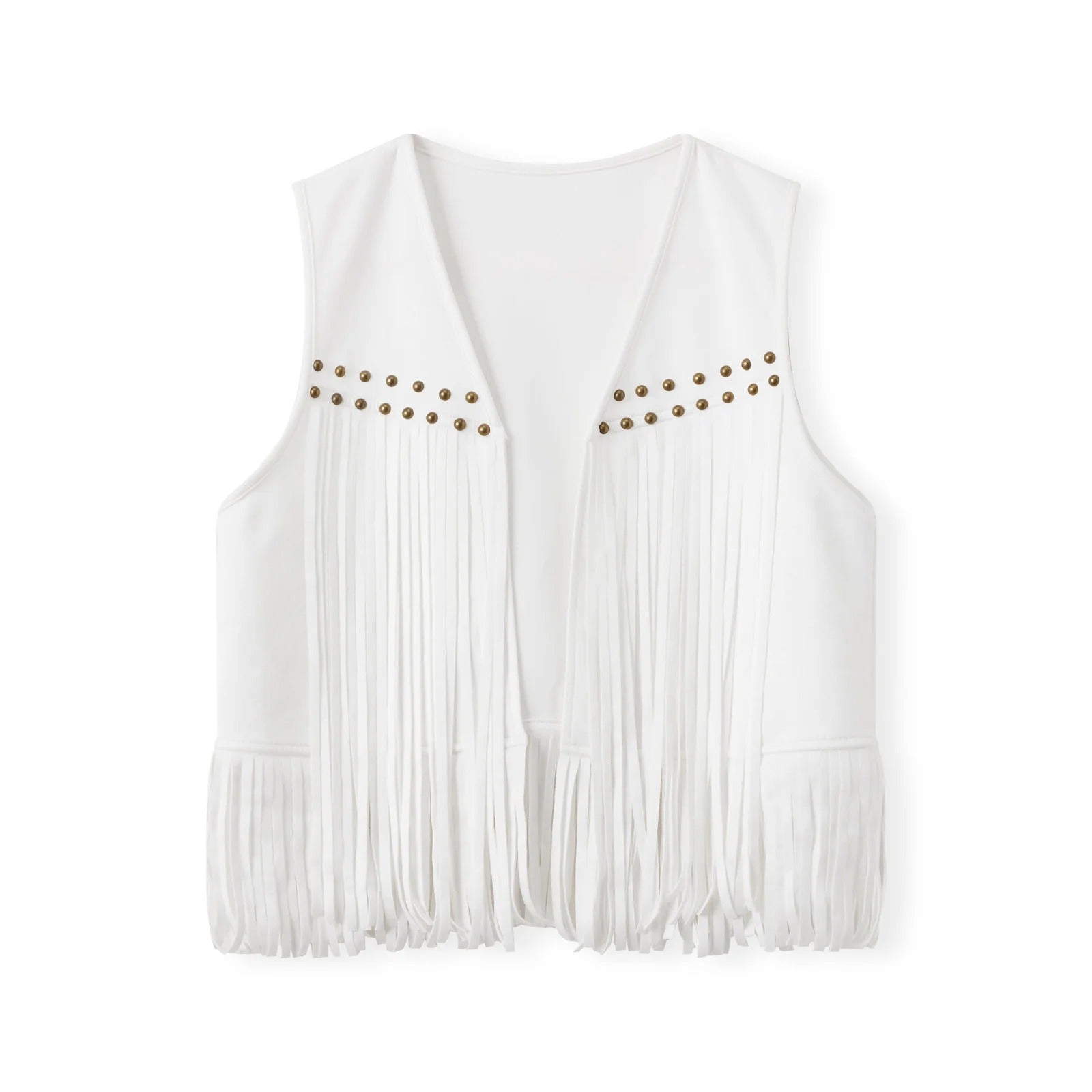 Doris | Suede Fringe Vest
