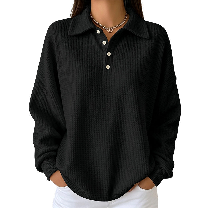 Nancy relaxed waffle knit sweater